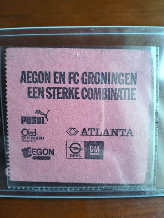 Antigo bilhete Groningen x Vitória SC 1986