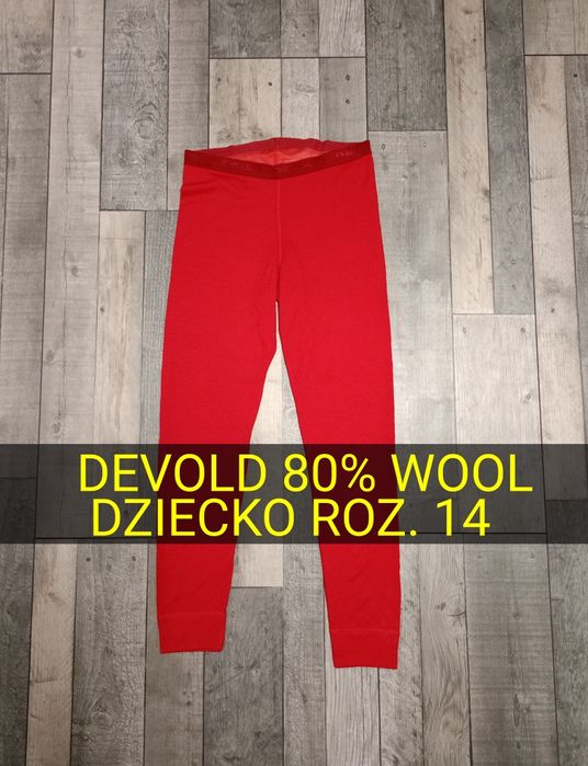 Legginsy wełniane dziecko roz. 14