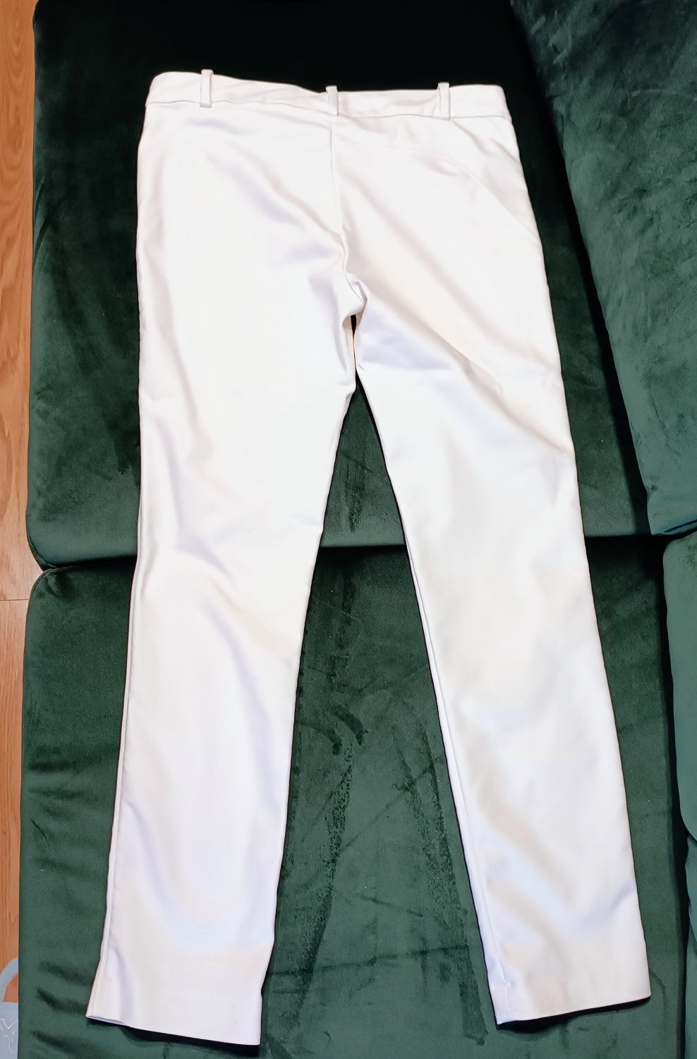 Spodnie eleganckie białe damskie  ZaraS36