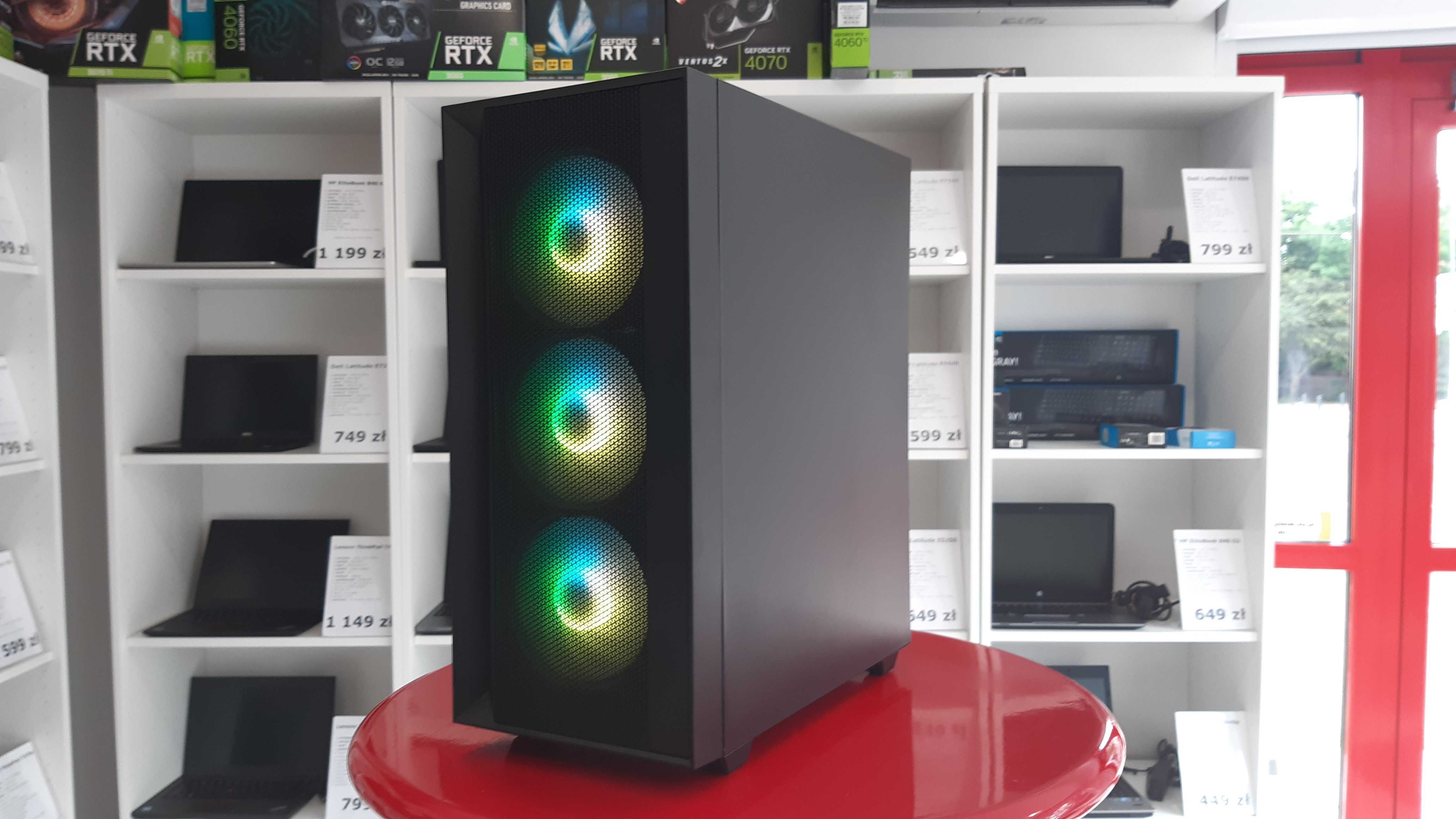 Nowy Komputer Gamingowy i5-14400f 32GB/1000SSD RX 7800 XT FV23 RATY0%