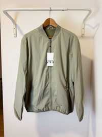 Bomber Jacket Zara kurtka khaki zielona lekka wiatrówka rozmiar L