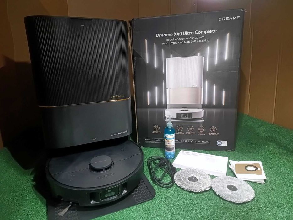 Odkurzacz sprzątający Dreame X40 ULTRA COMPLETE 70°C 12000Pa CZARNY GW