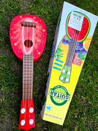 Gitara nowa ukulele dla dzieci Truskawka zabawka dla dzieci
