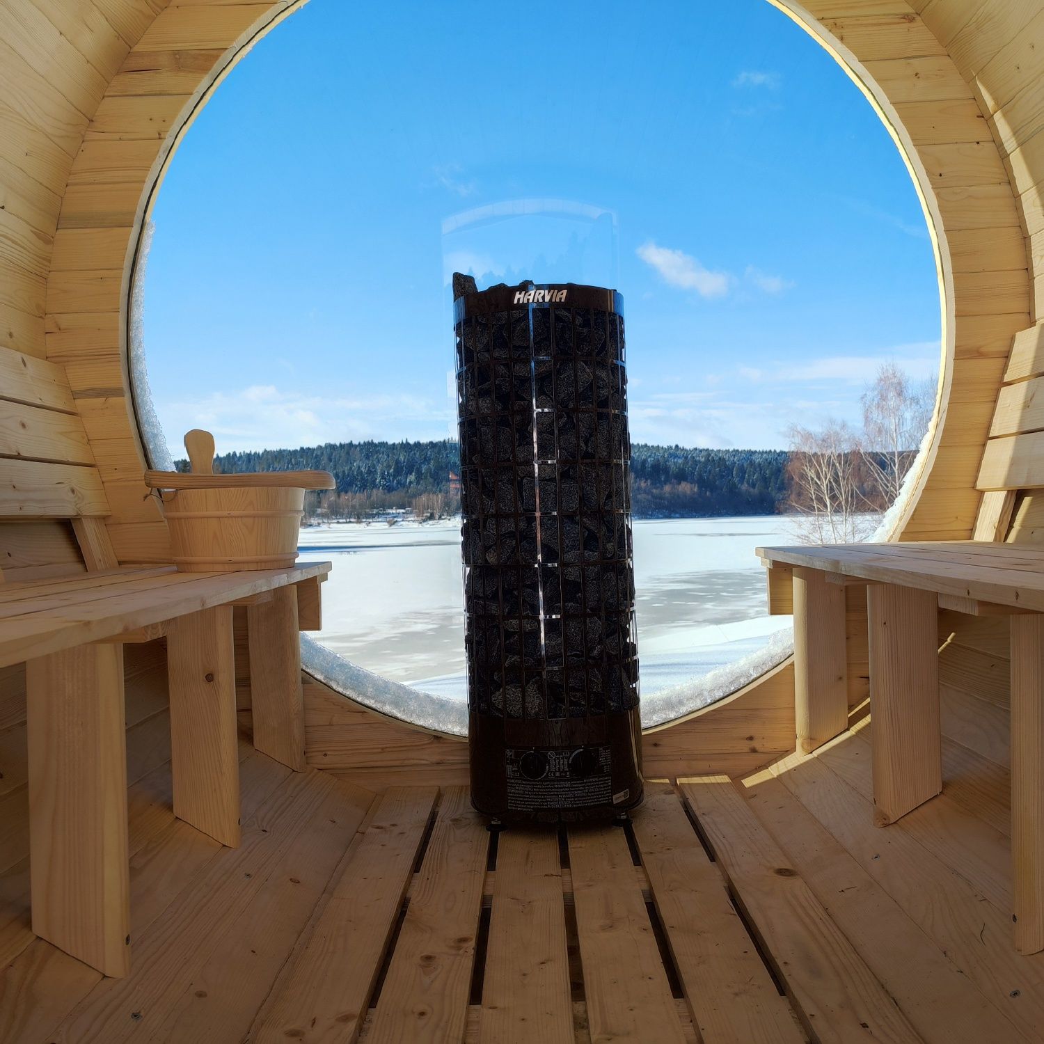 Domek nad Morzem bieszczadzkim z jacuzzi , Gorąca beczka, Sauna