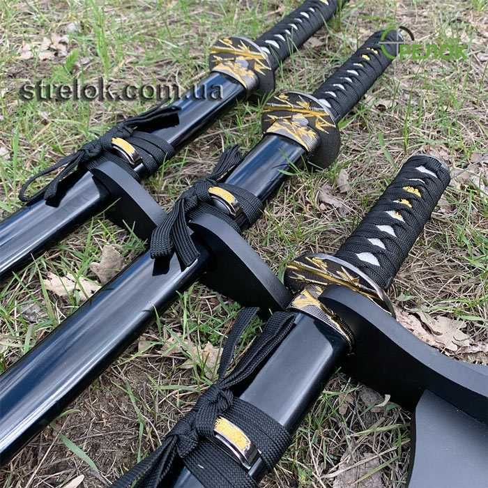 Самурайский меч катана, набор 3 в 1 (арт. 03135)