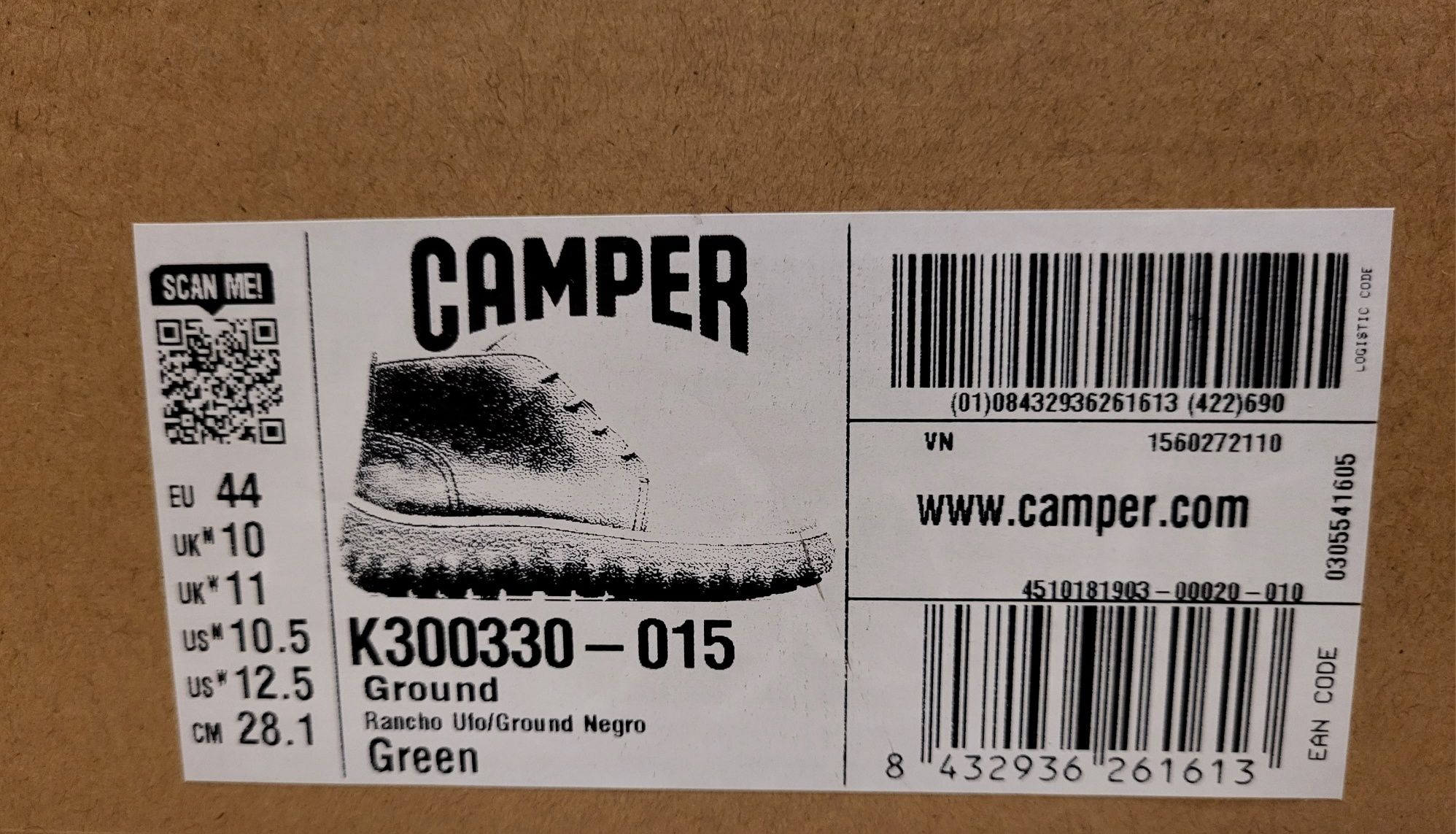 Шкіряні черевики Camper Ground МІCНЕLIN 43/44