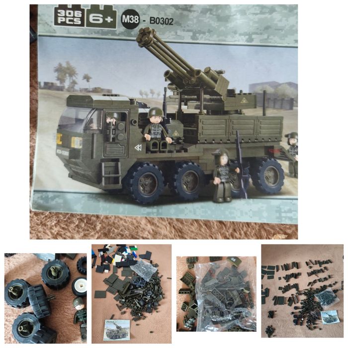 Klocki M38, militarne, kompatybilne z Lego