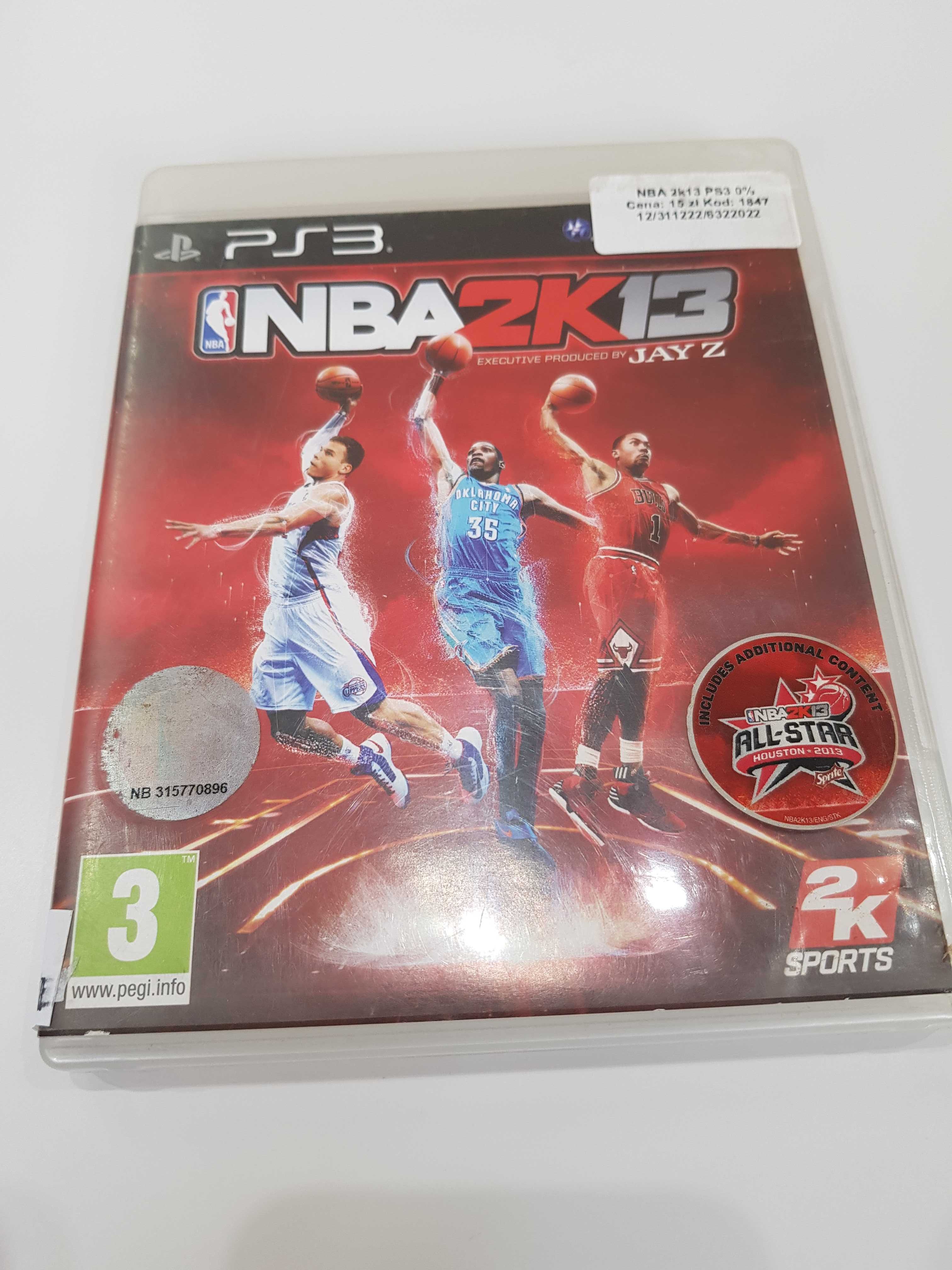 NBA 2K13 PS3 Sklep Iława