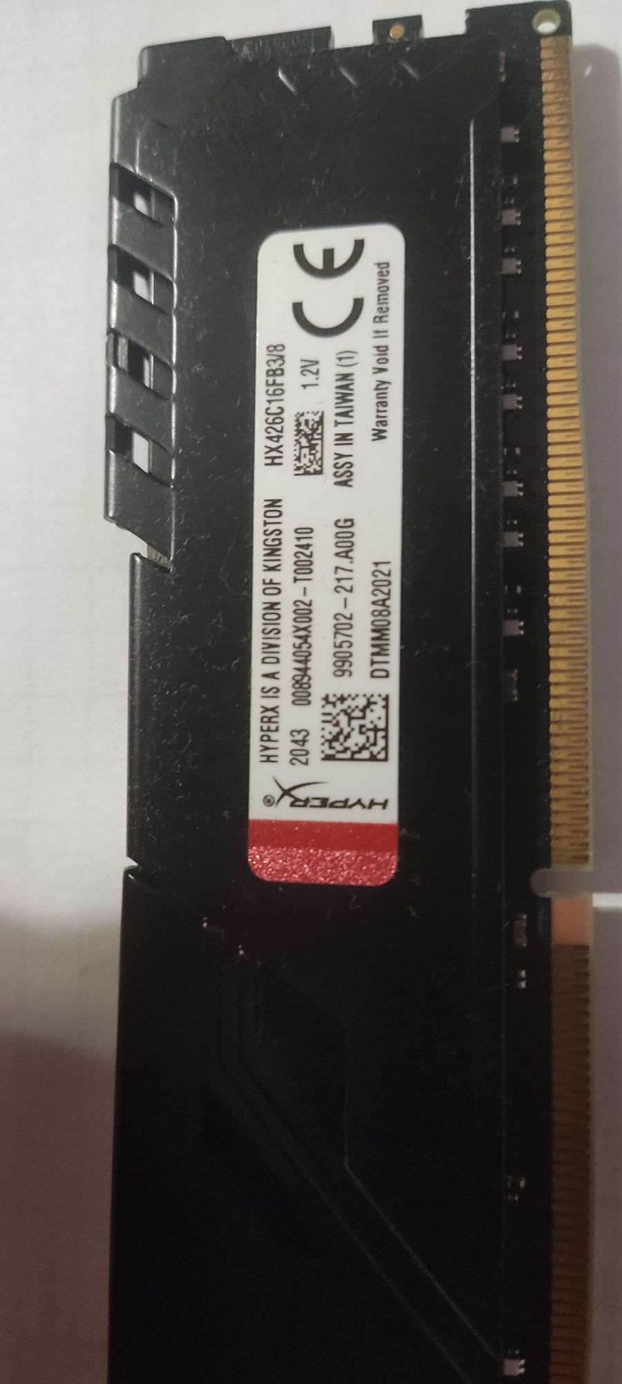 Модуль пам'яті для комп'ютера DDR4 8GB 2666 MHz HyperX FURY Black King