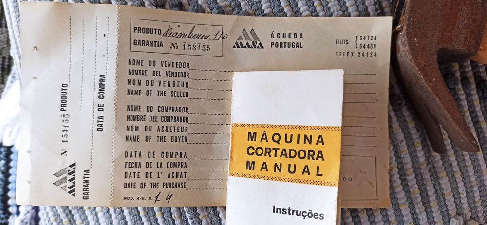 Fiambreira portátil manual MASA 170