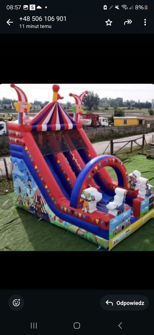 Wynajem dmuchanca maszyna do waty popcornu