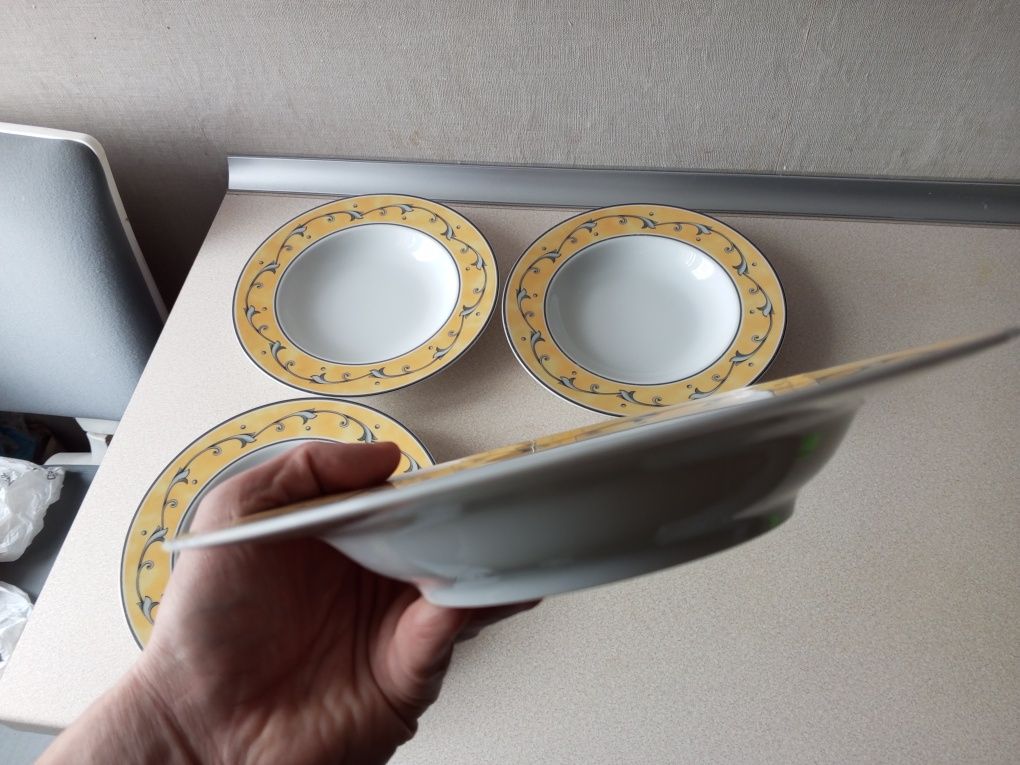Zastaw porcelany talerze głębokie CREA TAbLE