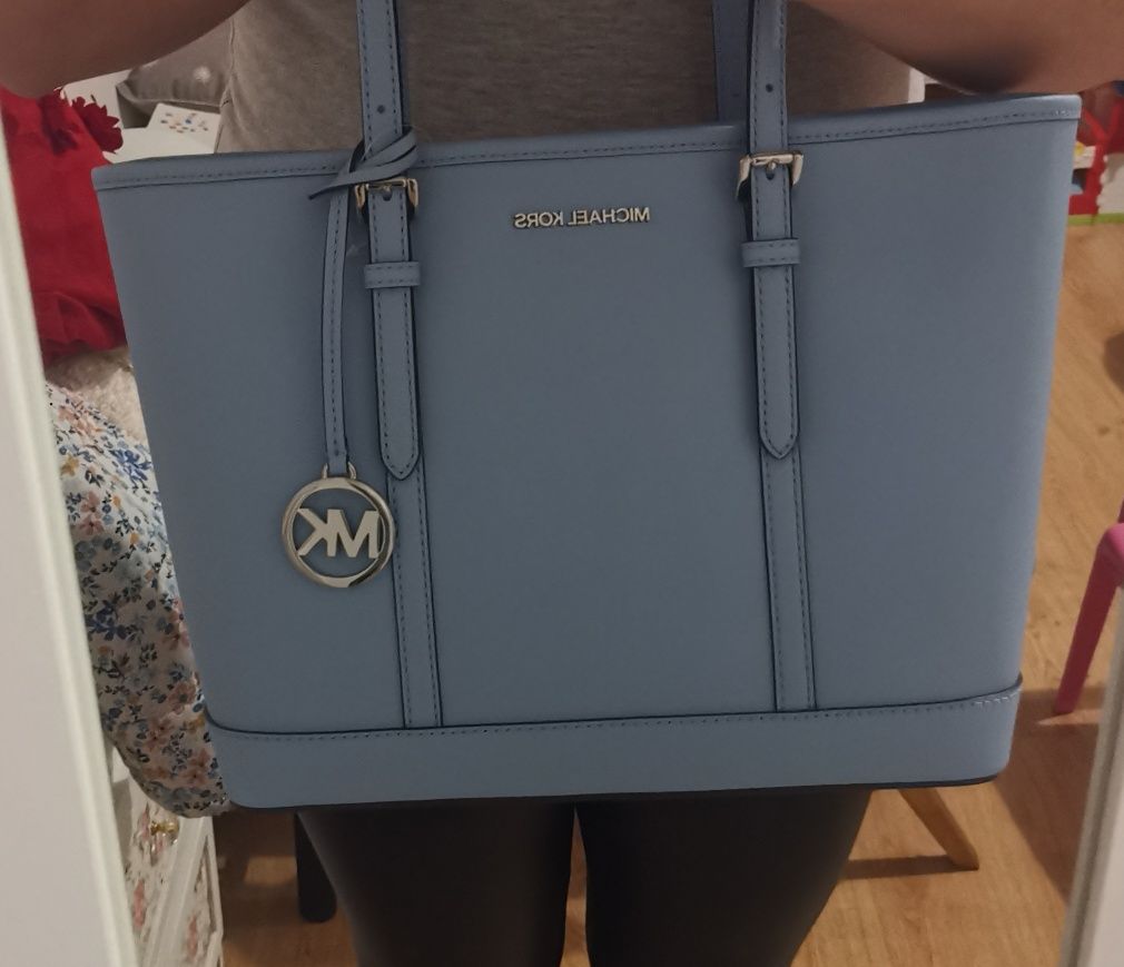Michael kors jet set travel m błękit nowa