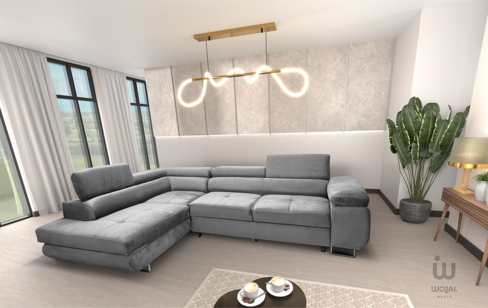 Naroznik Antol od producent/pojemnik/funkcja spania/regulowane zaglowk