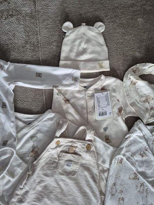 Ubranka niemowlęce r. 62-68, Nowe albo w stanie idealnym H&M