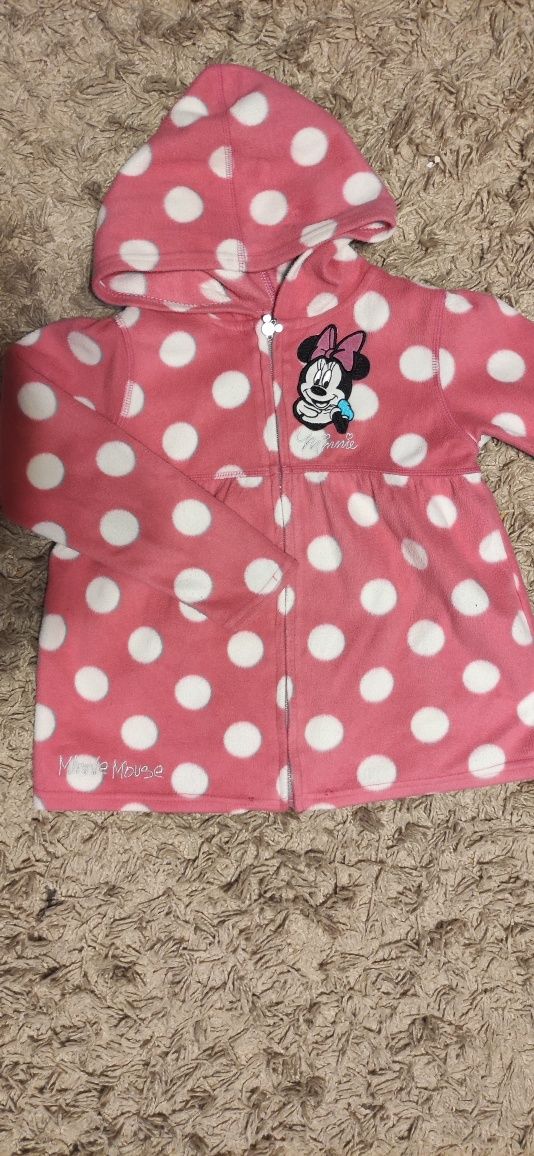 Myszka Minnie różowa bluza dla dziewczynki 134cm