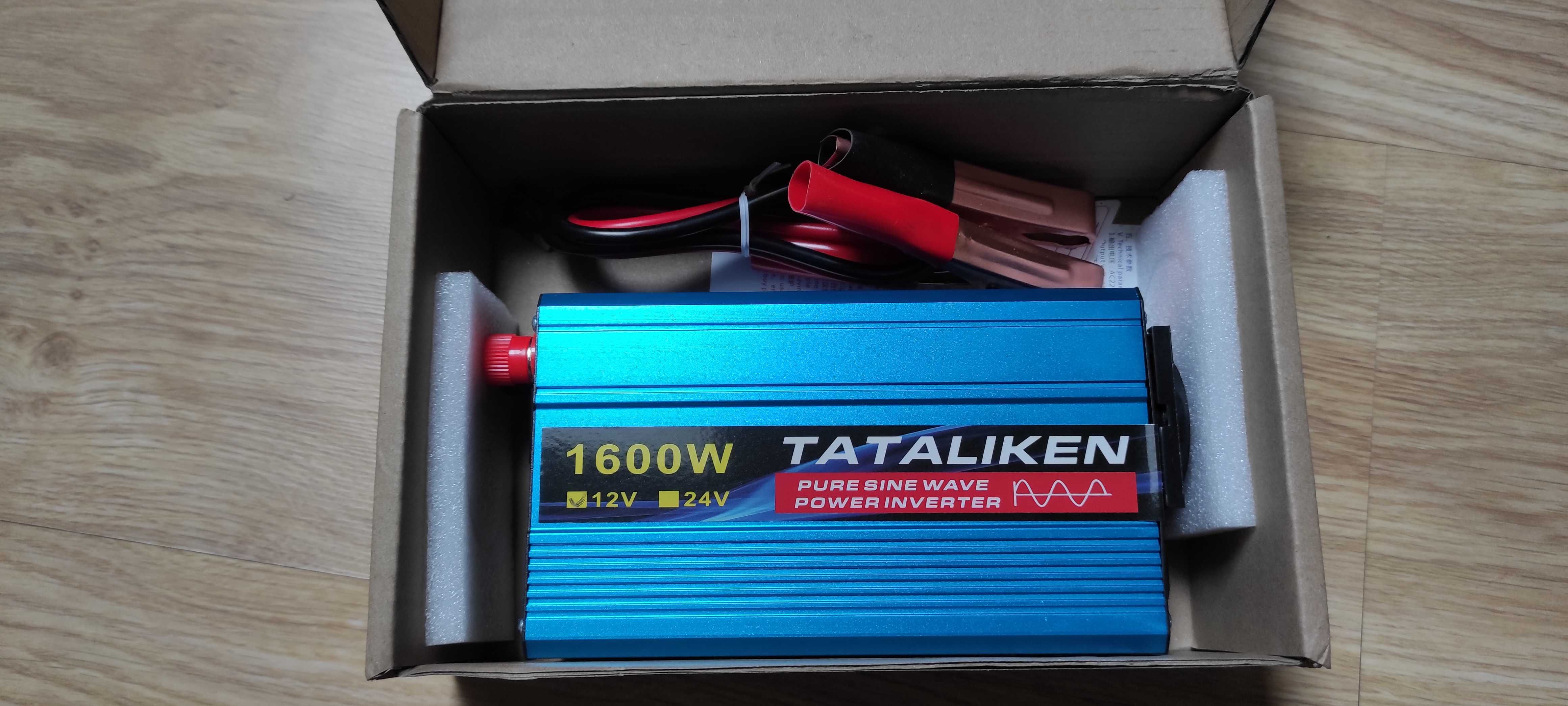 Інвертор для котла Tatalken 1600w 12/220, чистий синус.