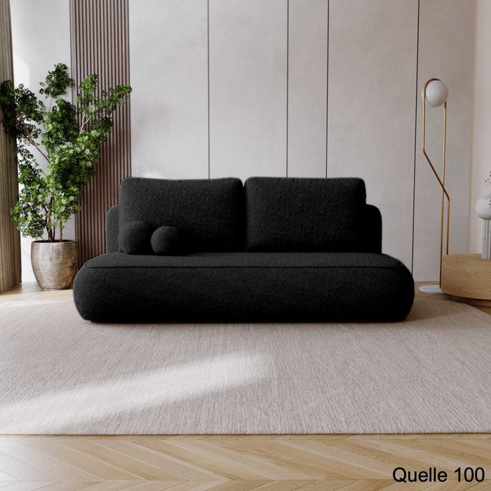 KANAPA rozkładana VEM sprężyny bonell sofa tkanina boucle