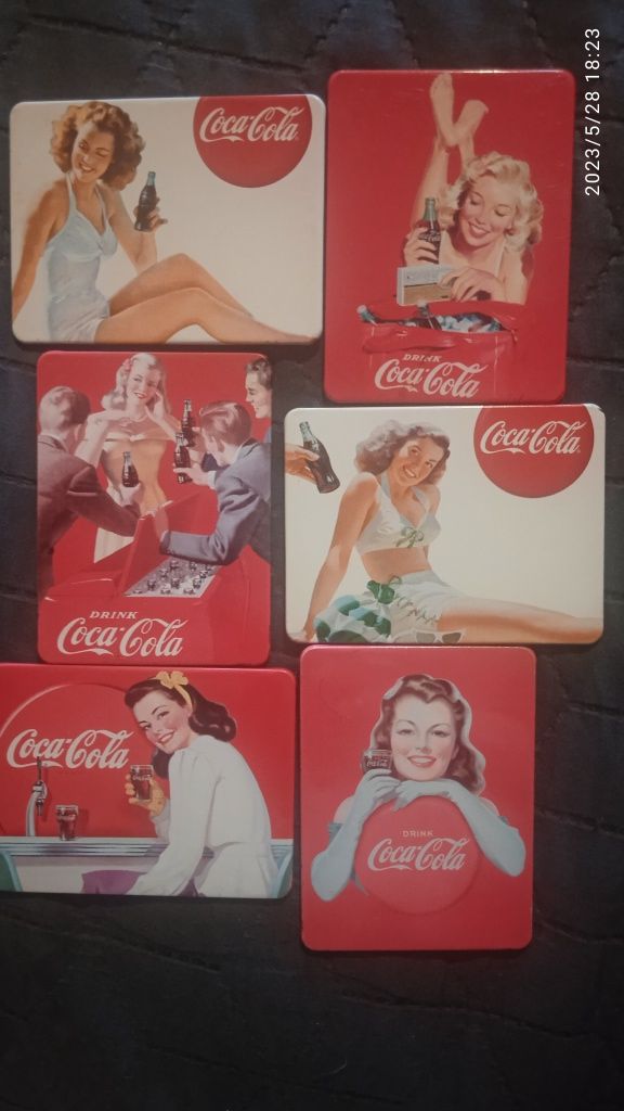 Coca Cola Magnesy 6 sztuk
