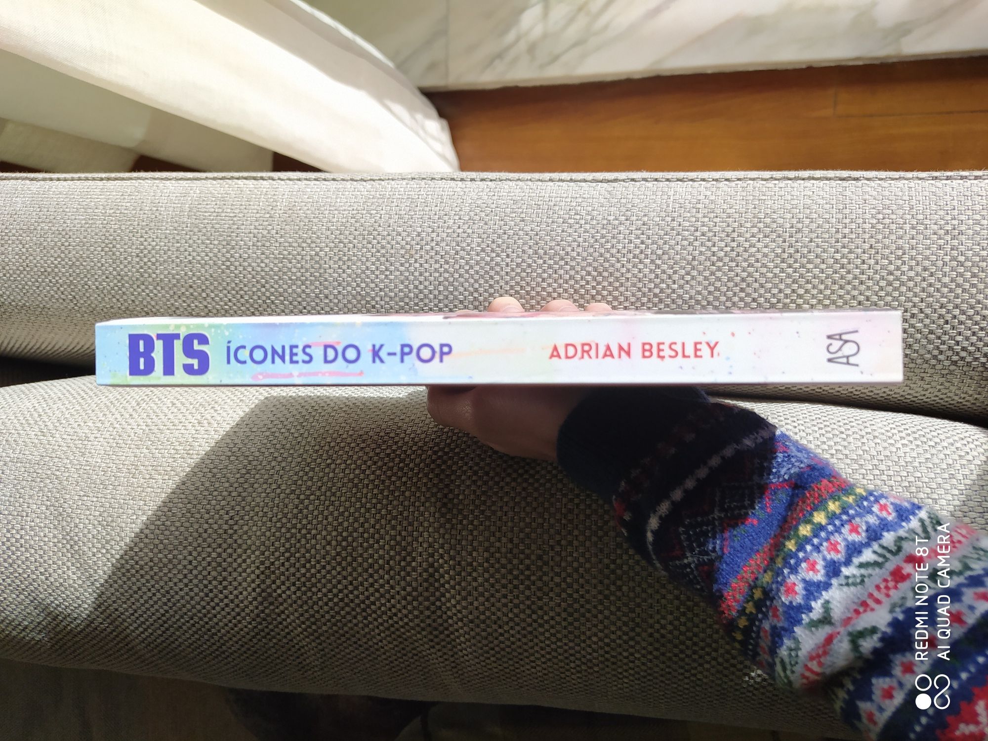 Livro BTS Ícones do K-pop biografia não oficial por Adrian Besley