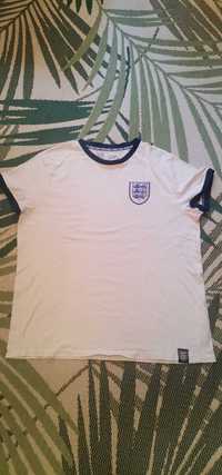 T-shirt męski 2XL primark England biało granatowa