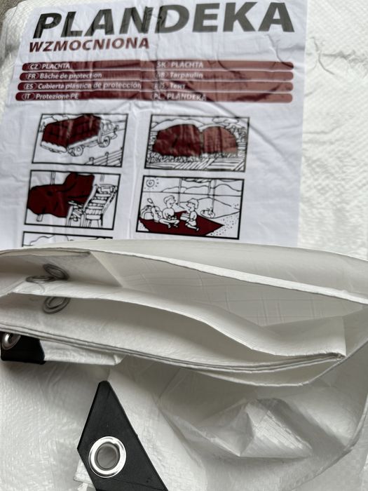 Тент водонепронекний армований з люверсами різні розміри