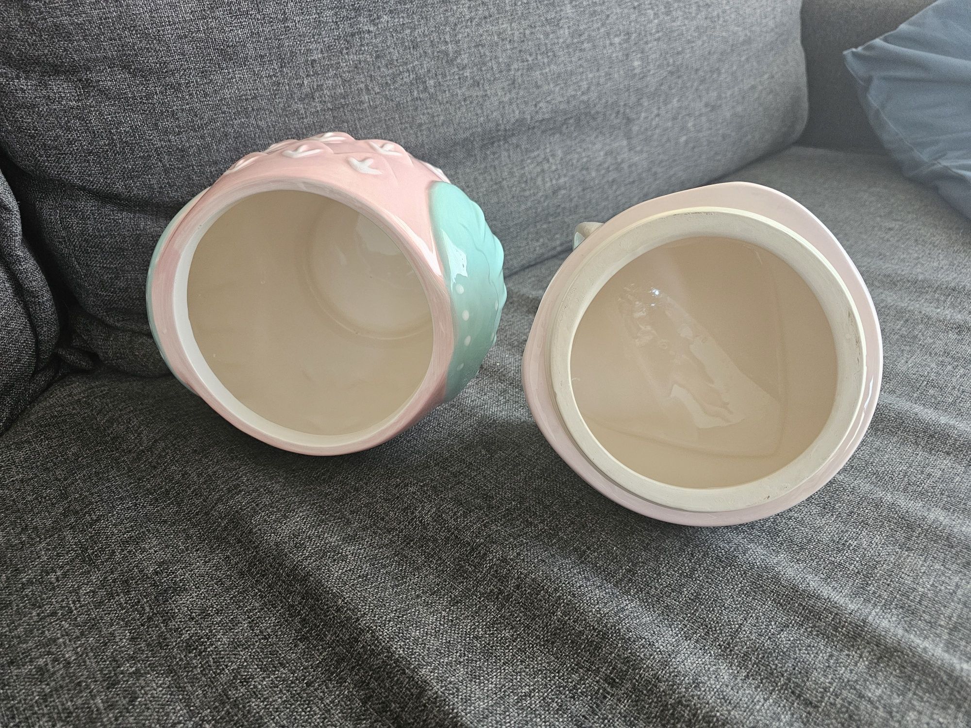 Sowa ceramiczna pojemnik na ciastka