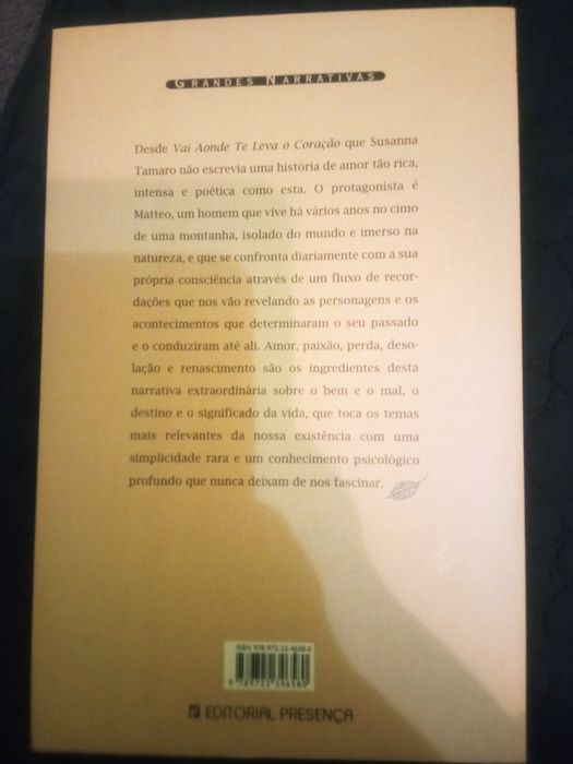 Livro "para sempre" de Susana Tamaro