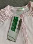 Sweterek Benetton 68, NOWY, ekologiczna bawełna organiczna 68