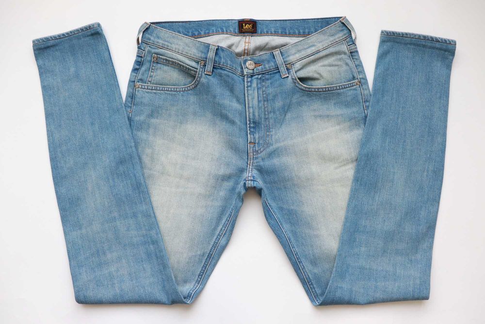 LEE LUKE W32 L32 męskie spodnie jeansy skinny slim fit