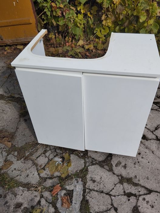 Szafka biała łazienkowa