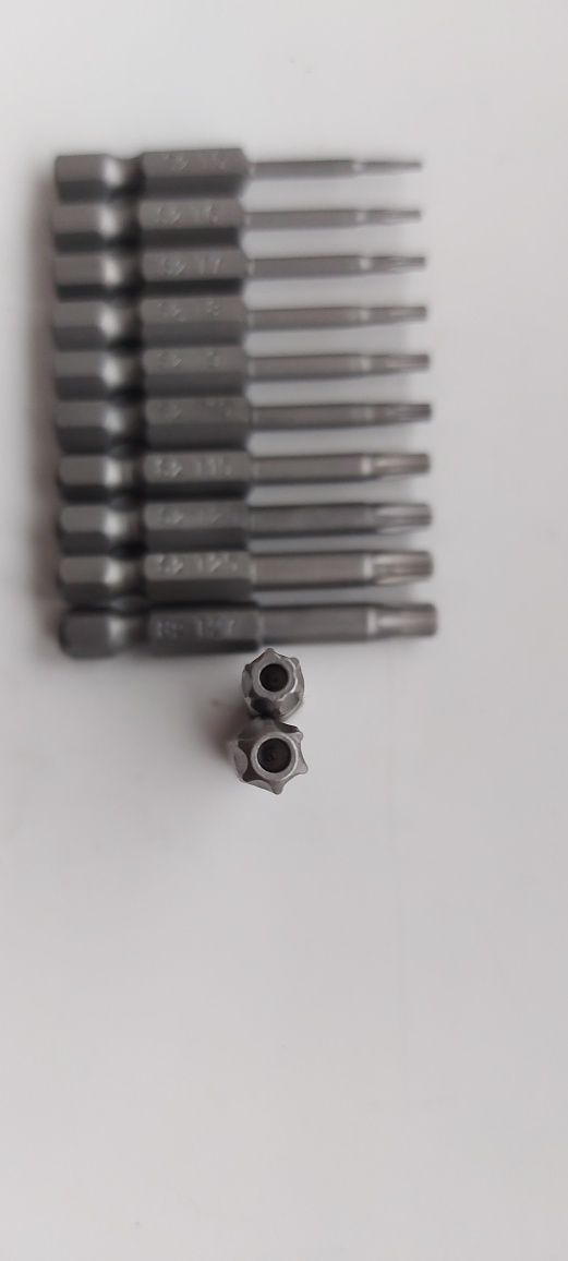 Torx 12 sztuk 50 mm torx na końcówkę bitową 1/4" magnetyczne T5-T40