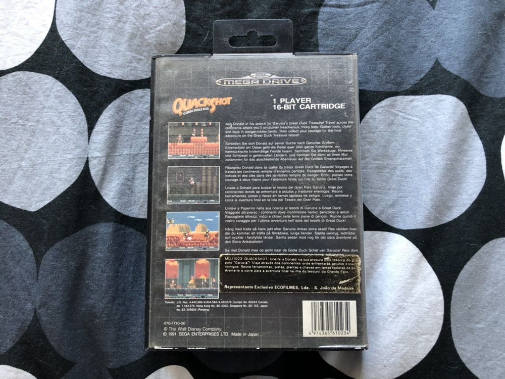 QuackShot Starring Donald Duck Sega Mega Drive