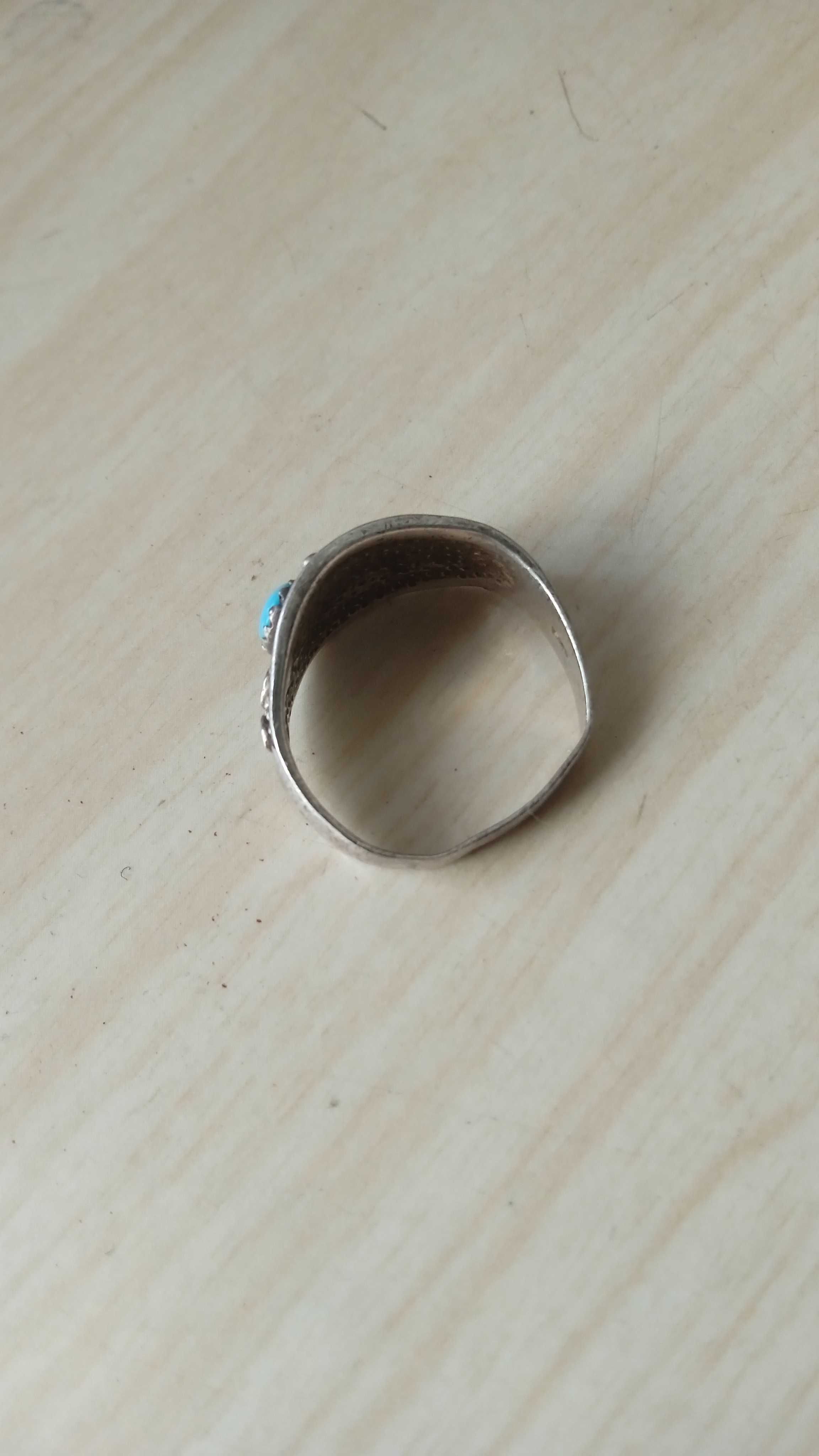 Серебряний перстень+ бирюза
