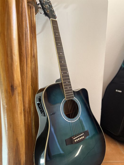 Guitarra Acustica Harley Benton com pickup