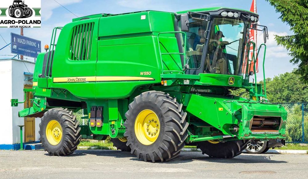 Комбайн зернозбиральний JOHN DEERE W 550 - 2981 м/г - 5,5 м - 2011 рік
