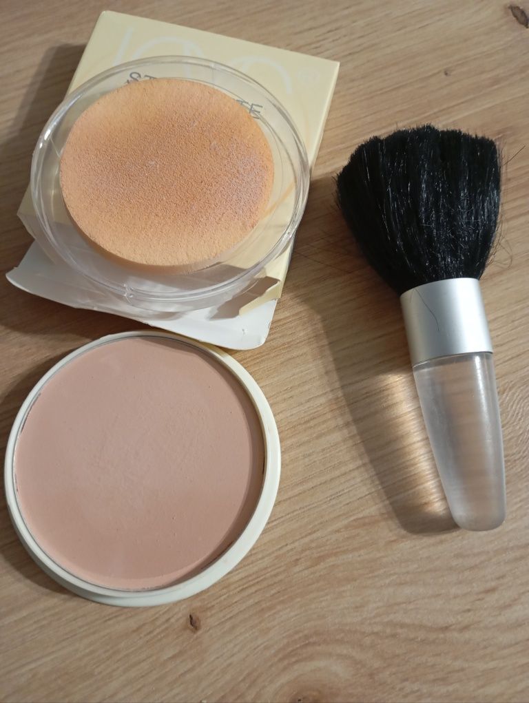 Puder prasowany pędzel do makijażu
