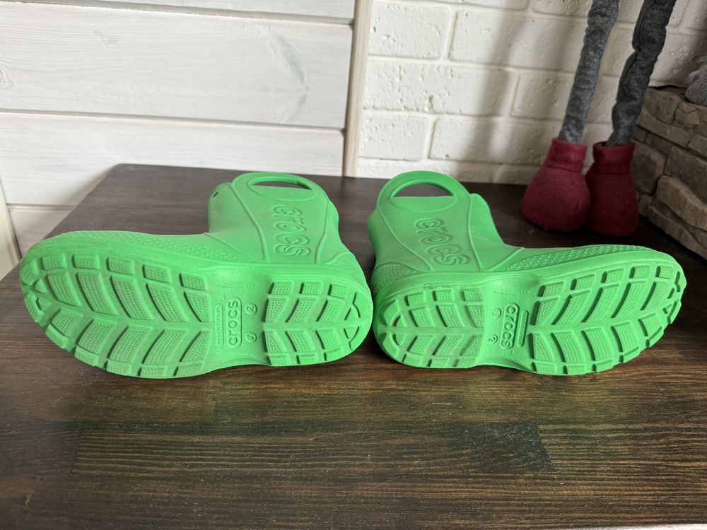 Резиновые сапоги crocs j2 гумовi чоботи