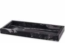 Taca dekoracyjna marmurowa ciemny szary 3x30x13 cm granit
