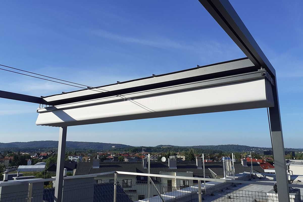 Zadaszenie pergola altana wiata na taras do ogrodu nad basen Dragon