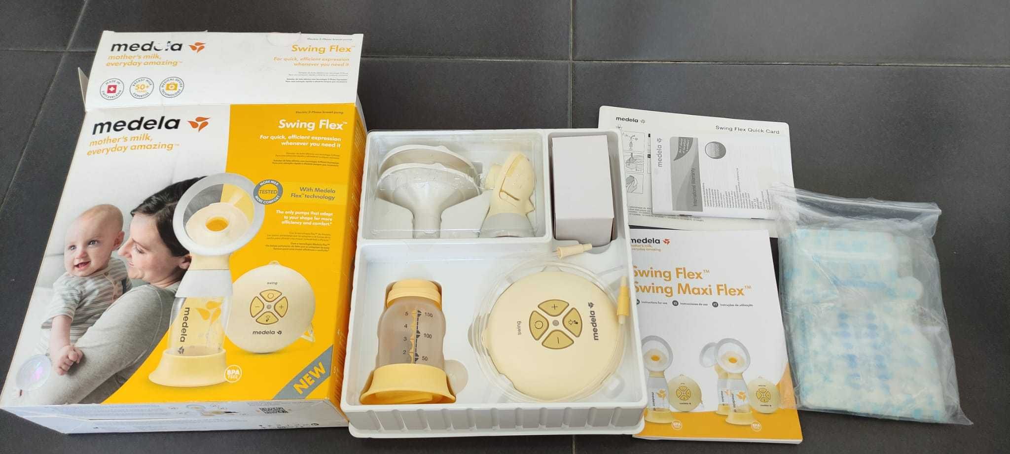 Medela Swing Flex - Bomba Extratora de Leite + Extras