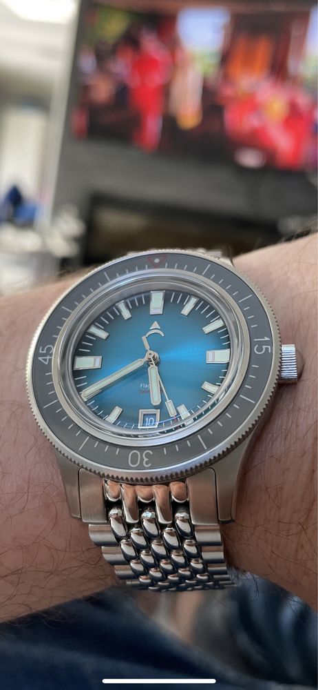 Zegarek męski Axios Flagship Teal diver nurek limitka 200 sztuk