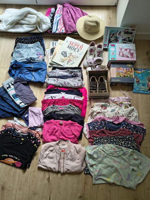 Paka 4-6 lat, dla dziewczynki rozmiar 110 116.