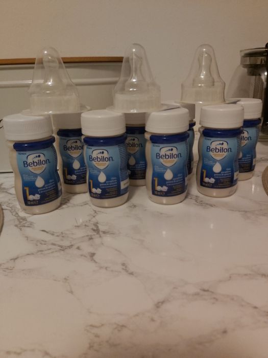 Bebilon Advance 1 90 ml 8 sztuk Gratis 3x smoczki