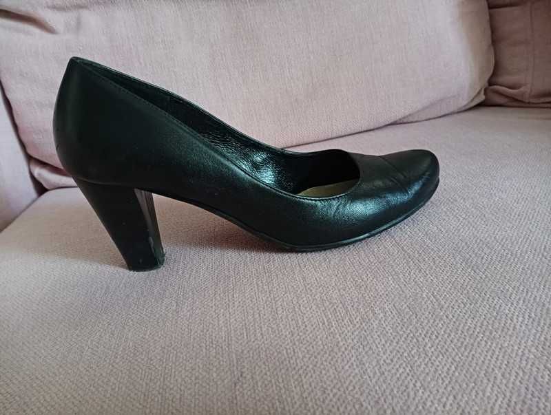 Buty półbuty czółenka Ryłko skóra r.37,5