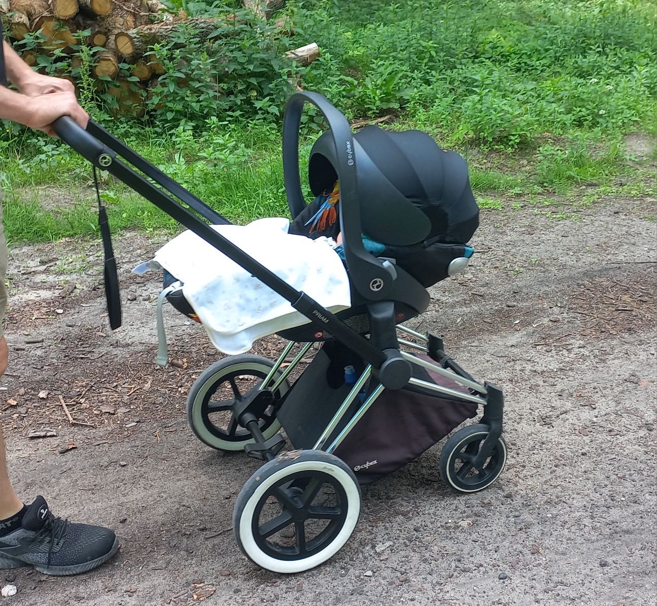 Cybex priam paradise 3w1 gondola spacerówka fotelik baza zestaw