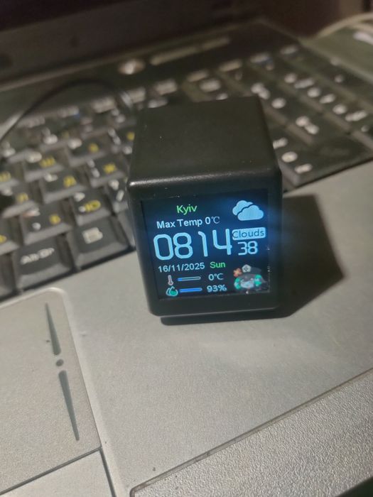 Метеостанция часы WiFi мини