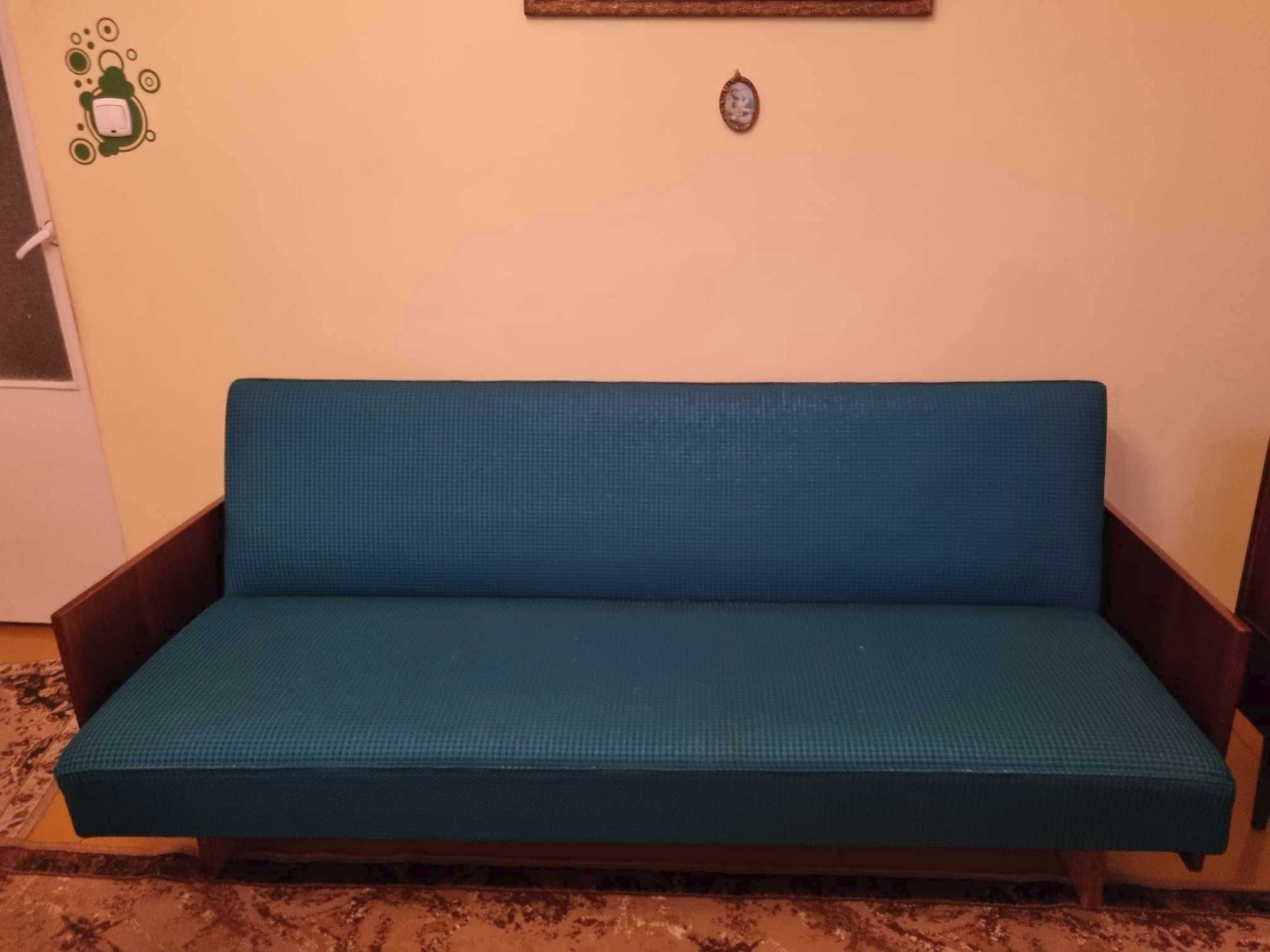 Wersalka rozkładana PRL tapczan sofa