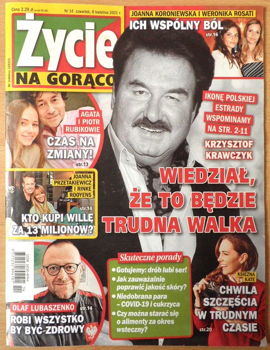 Życie na gorąco 2021 - Krzysztof Krawczyk, Księżna Kate