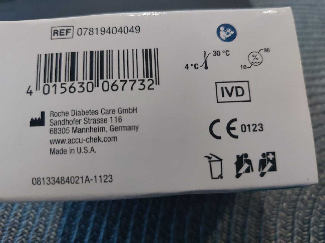 Accu Chek Instant 100 sztuk paski testowe do glukometru  Nowe